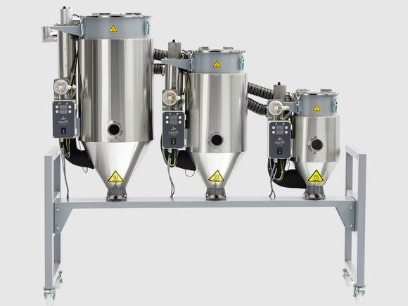 sDRY 40/80 搭配 sDRYBIN S 15-250: 料桶设计